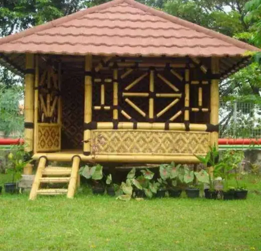 Gazebo Mushola Bambu di Bogor